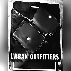 Urban Outfitters Black Leather Crossbody Bag